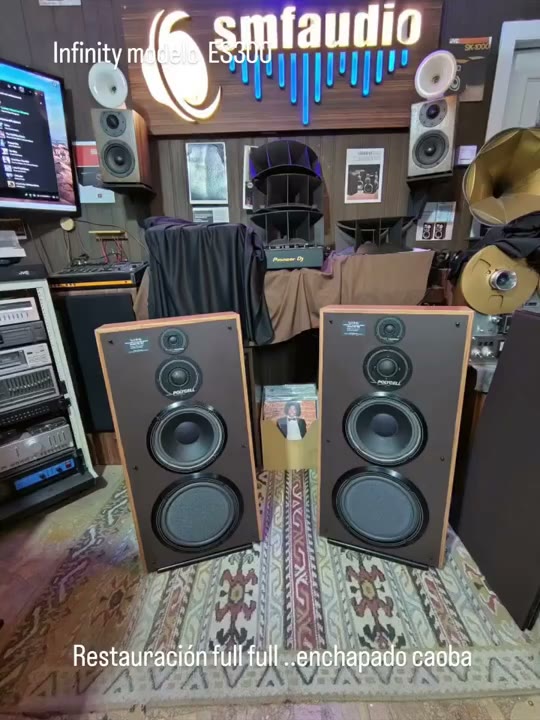 Infinity ES300 enchapado en caoba