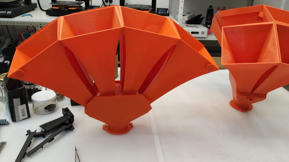 Difusores horn impresos en 3D